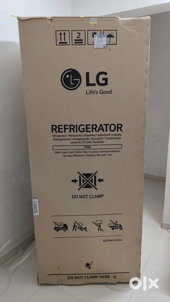 Refrigerator Freeze LG 343 Liters GL-S382SPZY/2025, Brand New