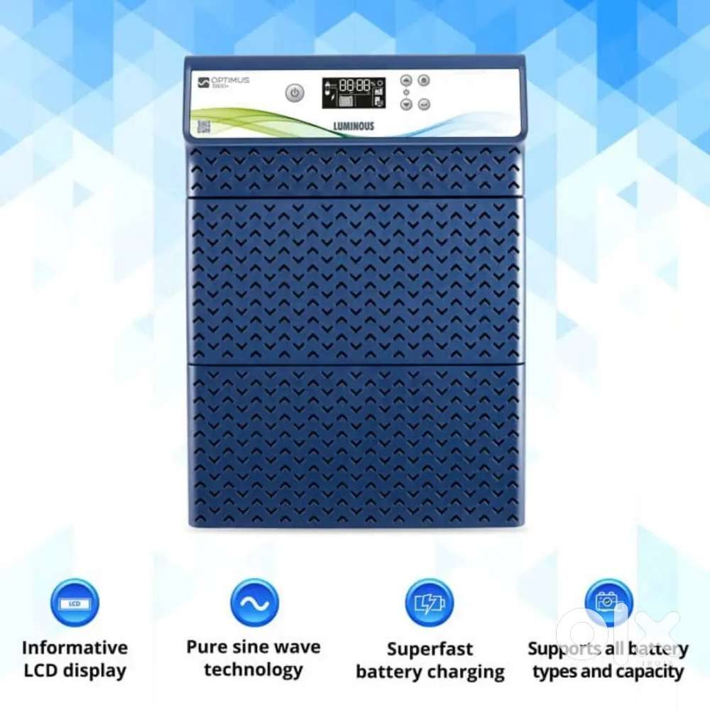 Luminous Inverter with Goldstar Battery For Office and Home use