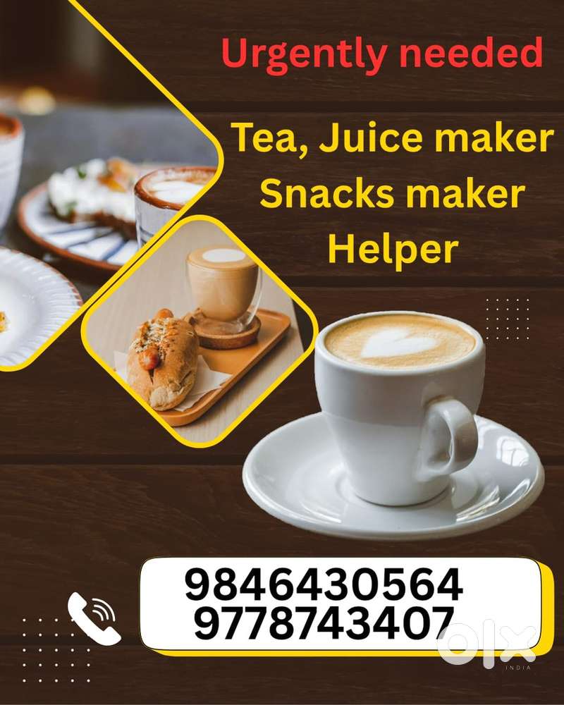 Urgent vacancy for cafe