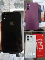 Combo of 3 iPhone XR 5G Samsung A14 (4/128) Redmi Note 13 Fix 29500