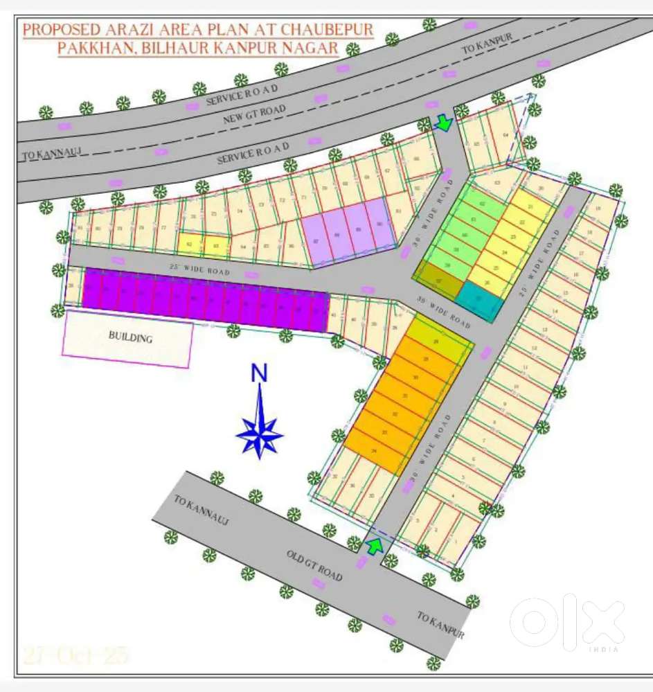 Main highway aur  GT.road par commercial and ragidancial plot for buss