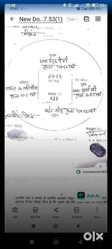 68 gaj plot sale on prime location