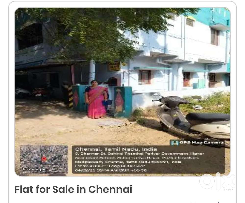 PUZHUTHIVAKKAM FLAT FOR SALE