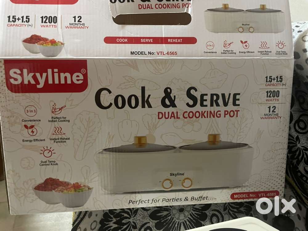 Skyline dual cooking pot