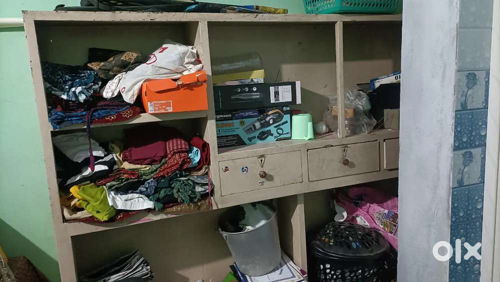 Large Metal wardrobe/ shelf