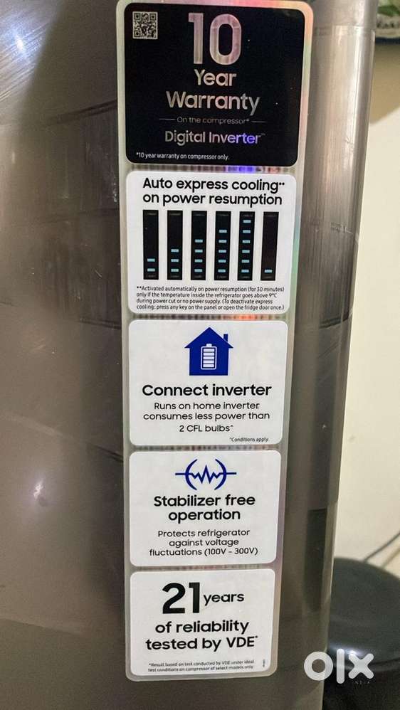 Samsung refrigerator with touch panel
