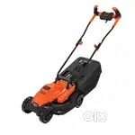BLACK+DECKER BEMW451BH-B1 1200W Electric Lawn Mower With Bike Handle,