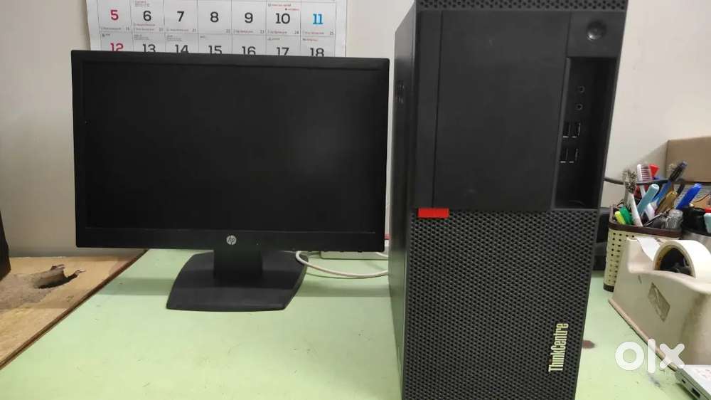 i7-7th gen LENOVO cpu,256 gb SSD,16 gbbram,19 led,kb mouse rs 19900