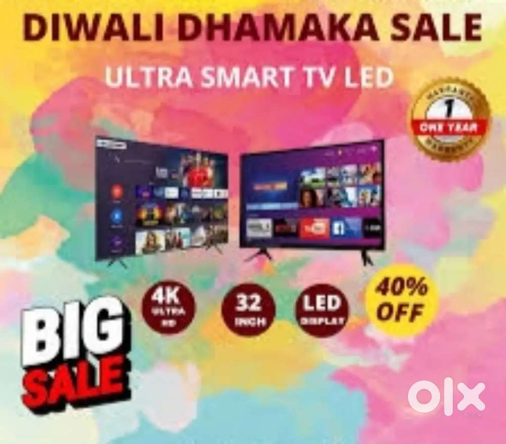 Box pack New 24 inch to 65 inch led tv 4k and webos best quality