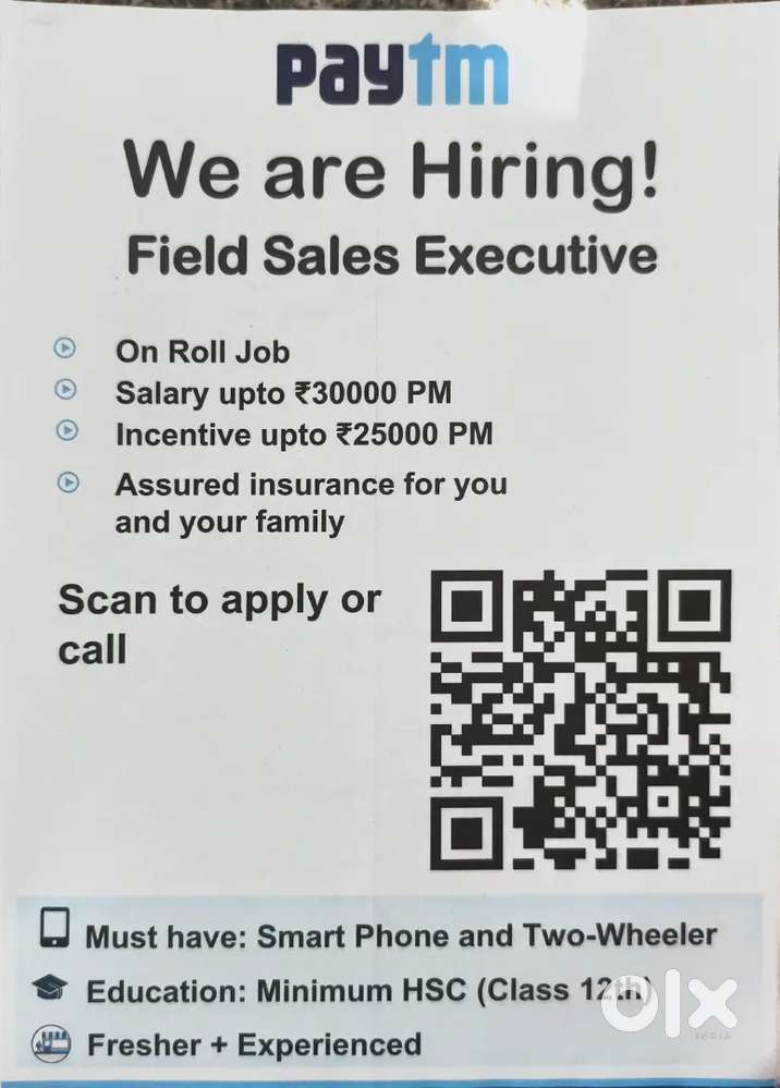 PAYTM sales executive