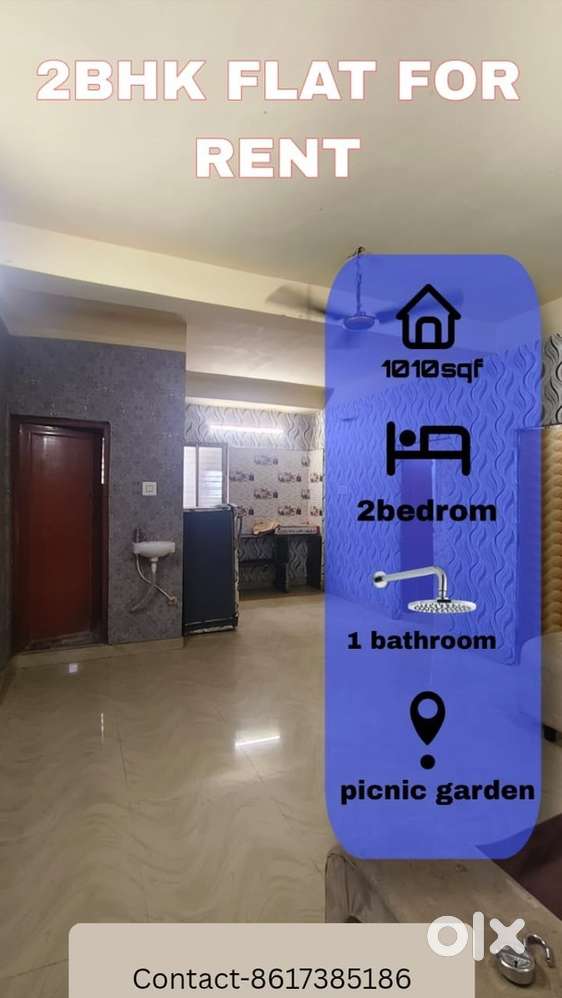 2BHK FULLY FURNISHED FLAT RENT IN PICNIC GARDEN