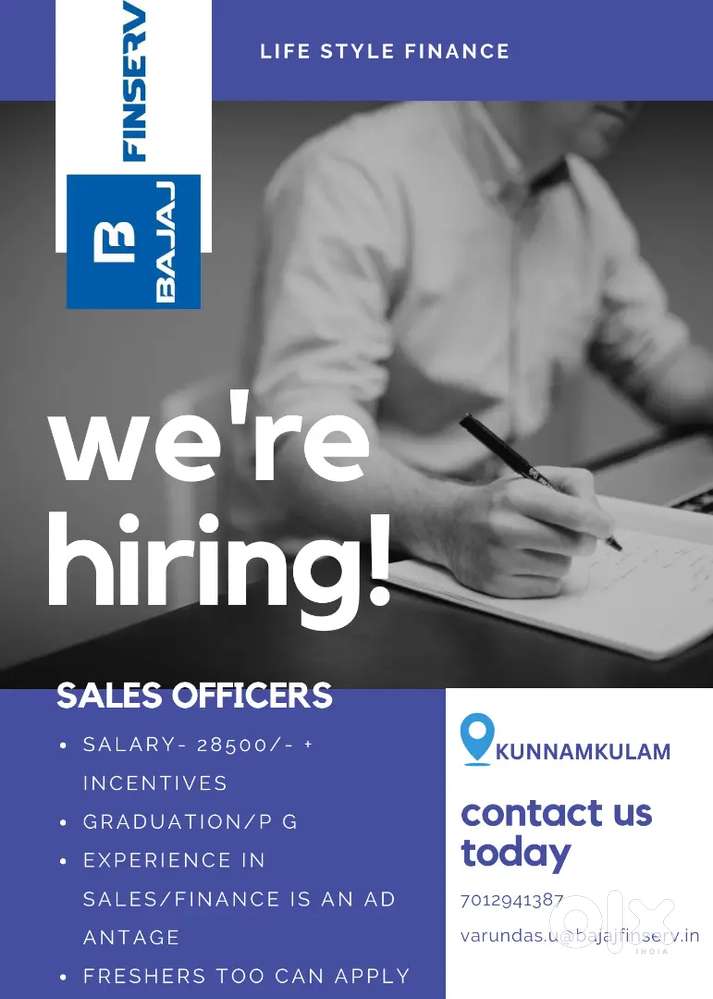 SALES OFFICER AT BAJAJ FINANCE