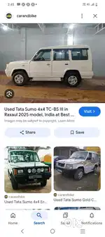 Required driver to tata sumo