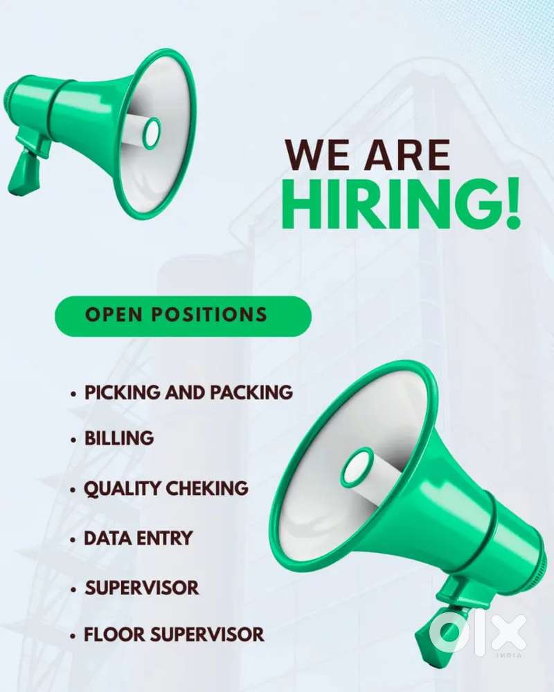 WE ARE HIRING DATA ENTRY EXECUTIVE FOR WAREHOUSE