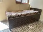 Single Bed (Diwan) with Bed Box and Mattress