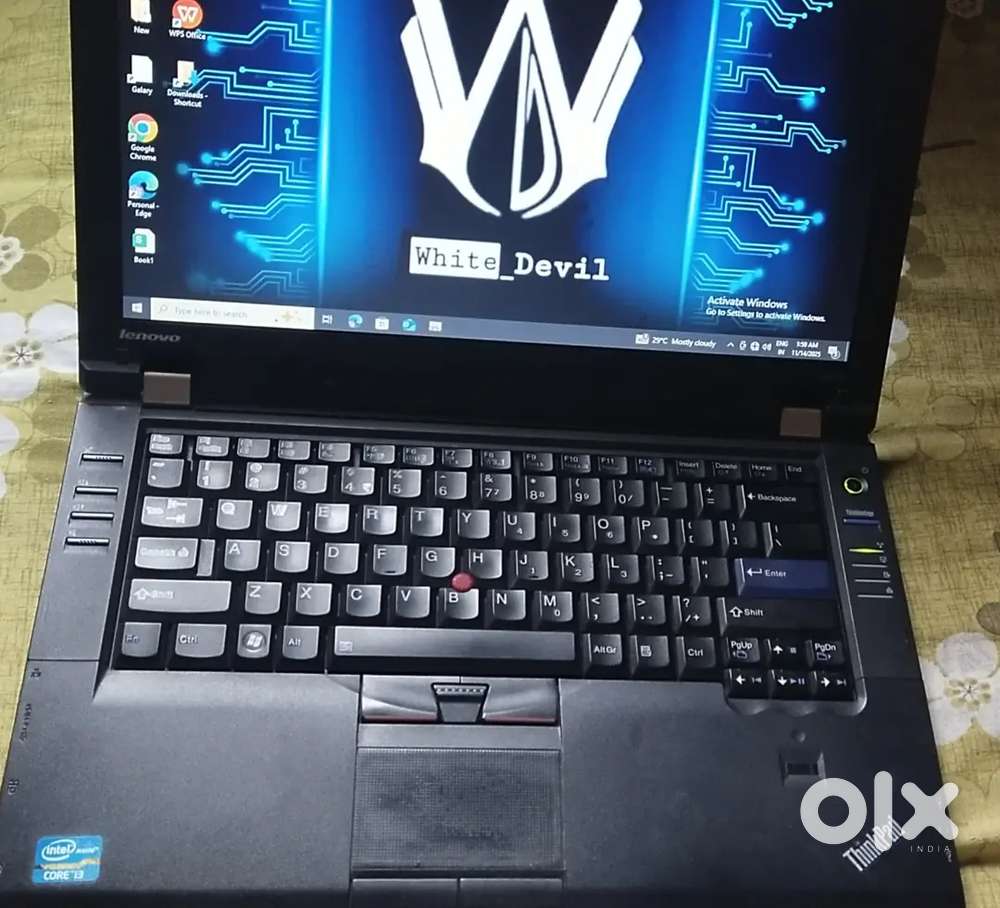 Laptop  ThinkPad,  Ram 4gb SSD 128