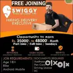 Swiggy food delivery job earn upto 40k per month