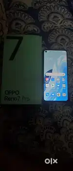 Oppo reno 7 pro 12.256gb for sell display change  and back panel creck