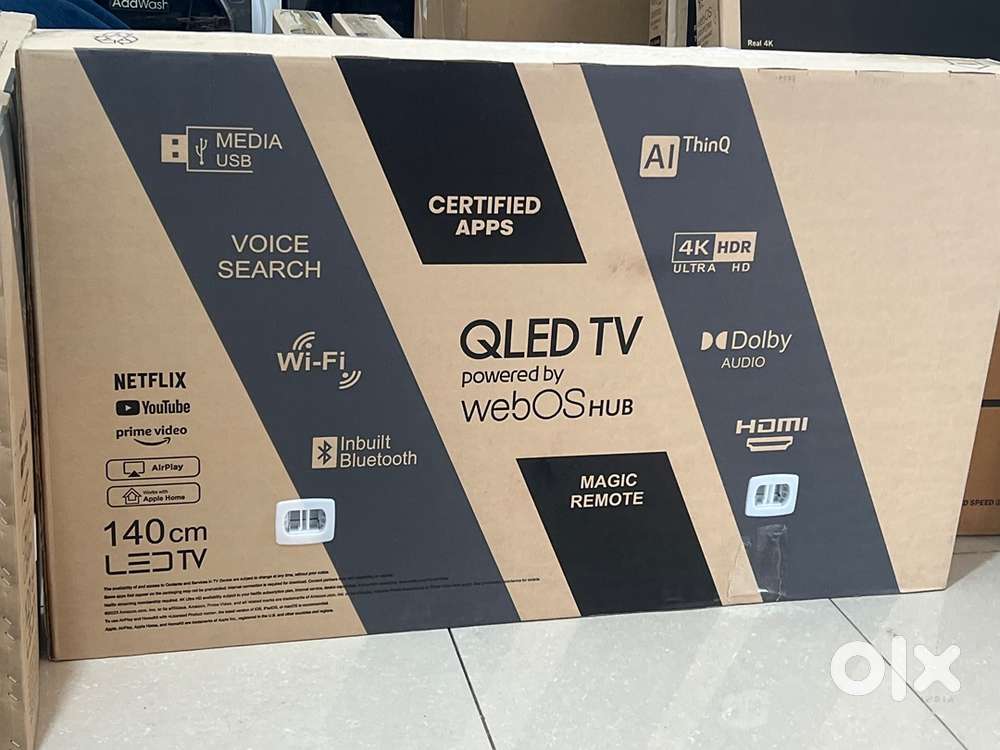 55” LG QLED DILBY AUDIO 3 HDMI INBUILT BLUETOOTH DOLBY AUDIO