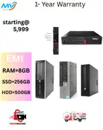 Keyboard Mouse  NEW Full Set  Ram - 8GB DDR3  Hard disk - 500GB