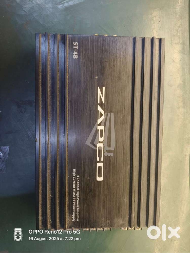 Zapco 4 channel amp