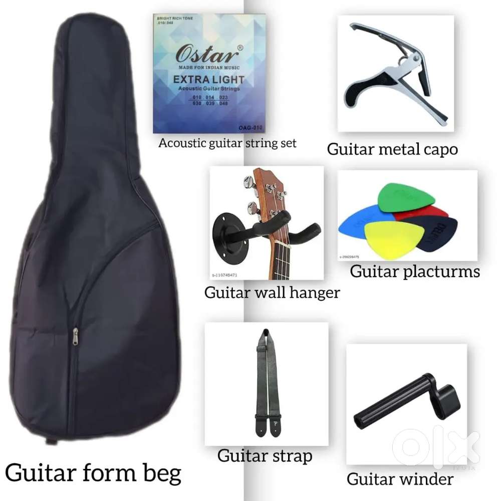 Acoustic guitar accessories combo
