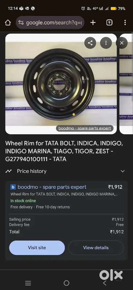 Brezza 2025 new unused wheel rims with wheel covers