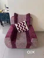 Elegant & Comfortable 3+2 Sofa Set with Pillows–For Sale in Perungudi