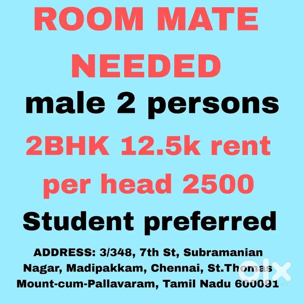 Room mate needed