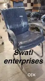 New cushion library chair with handle library furniture