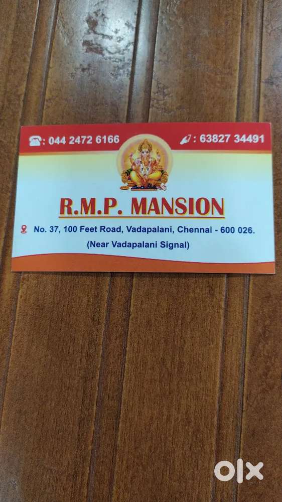Need receptionist and house keeping boy for lodging house vadapalani