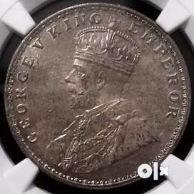1947 half rupee coin