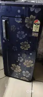 Whirlpool Single Door Refrigerator – 190L (Blue Floral Design)