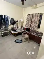 Semi furnished 1 bhk flat we are looking for one roommate in hall