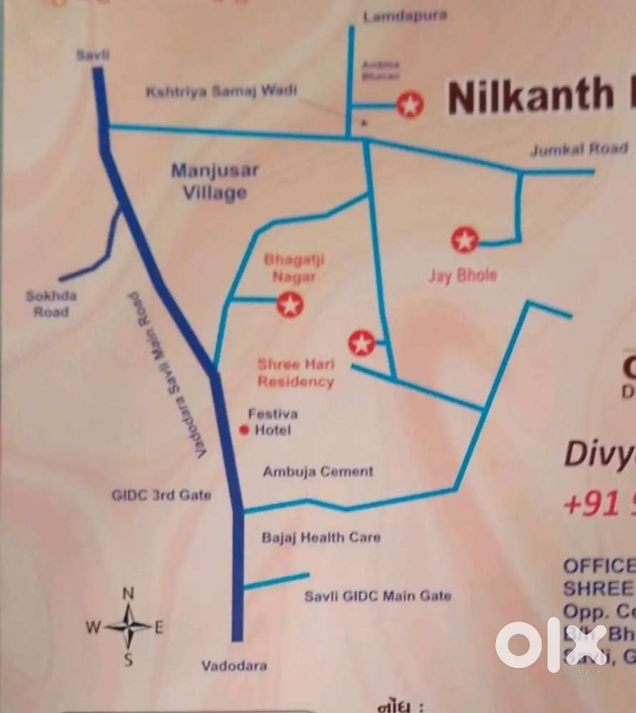 Manjusar village..plot