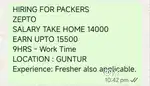 Packers Required For Zepto For Boys
