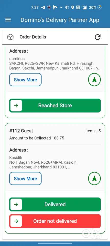 Domino's delivery boy