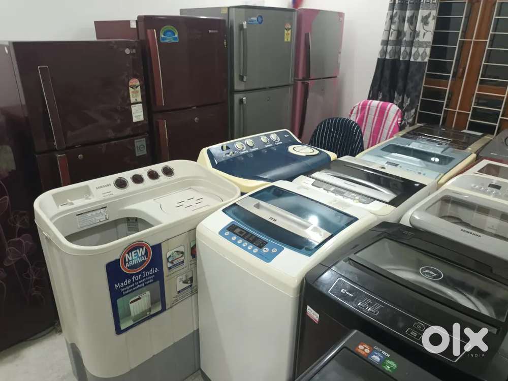 All types of washing machines available here