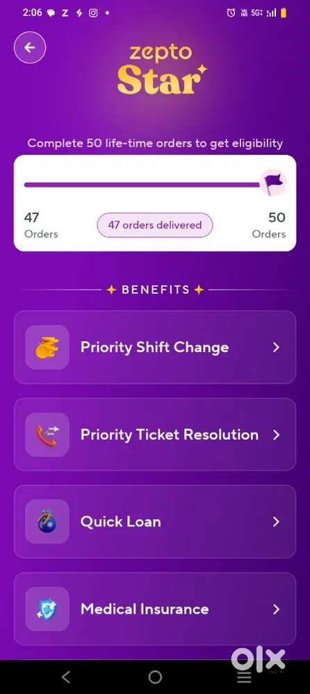 Zepto delivery partner