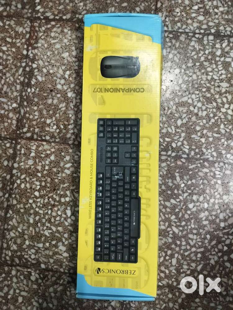 Zebronics (COMPANION 107) Wiresless Keyboard and Mouse Combo