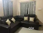 5 seater brown sofa