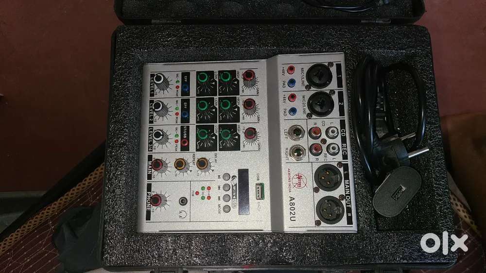 Arons mixer A802U with fiber case