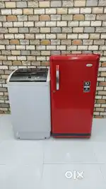 Single door refrigerator and top load fully automatic washing machine