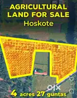 Land for sale in bangalore outskirts hoskote