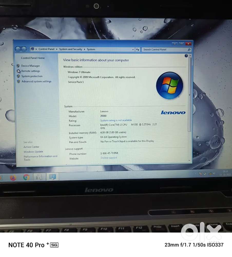 Laptop lenovo