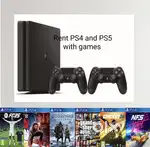 Rent a PlayStation and X box with your choice games