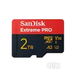 SANDISK EXTREME PRO 2TB MEMORY CARD SDXC UHS1 U3 V30 A2 4K UHD 250Mb/s