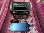Alpine Car sterio LED screen/bluetooth/camera/MP3/mobile stand/charger