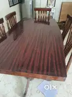 Dinning table with six chair
