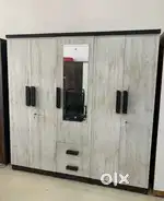 factory sell brand new 5 door wardrobe double colour